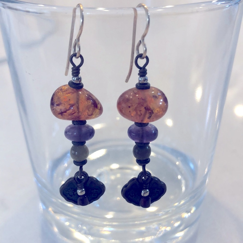 LAST CHANCE. Bead drop earring